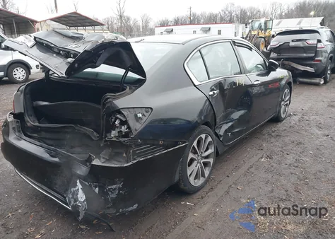 2014 Honda Accord Sport z USA, uszkodzony, nr VIN 1HGCR2F54EA125880
